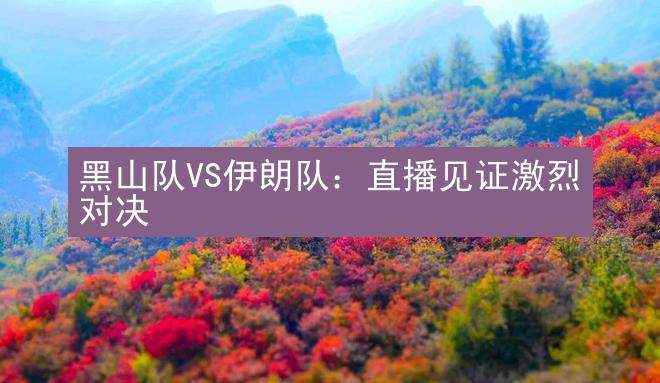 黑山队VS伊朗队：直播见证激烈对决