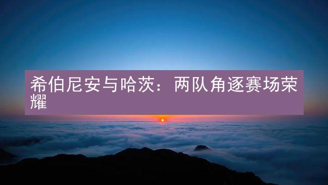 希伯尼安与哈茨：两队角逐赛场荣耀